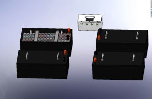CNNTNY  72 v  96 V  100 ah  200 AH Lifepo 4  Battery Pack لـ  15 kw  20 kw Motor For Boat